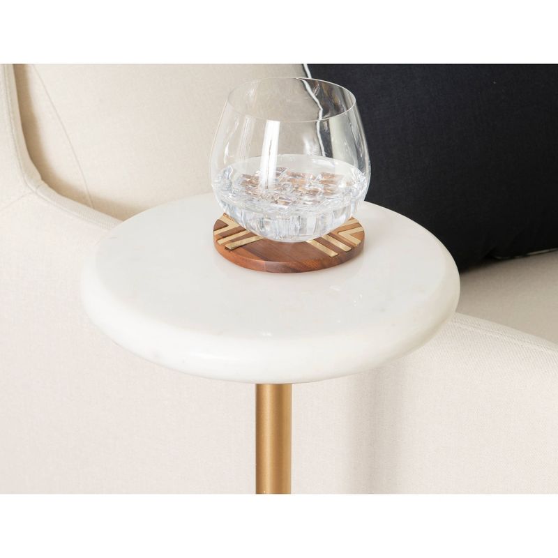Elzie Side Table White - Powell Company