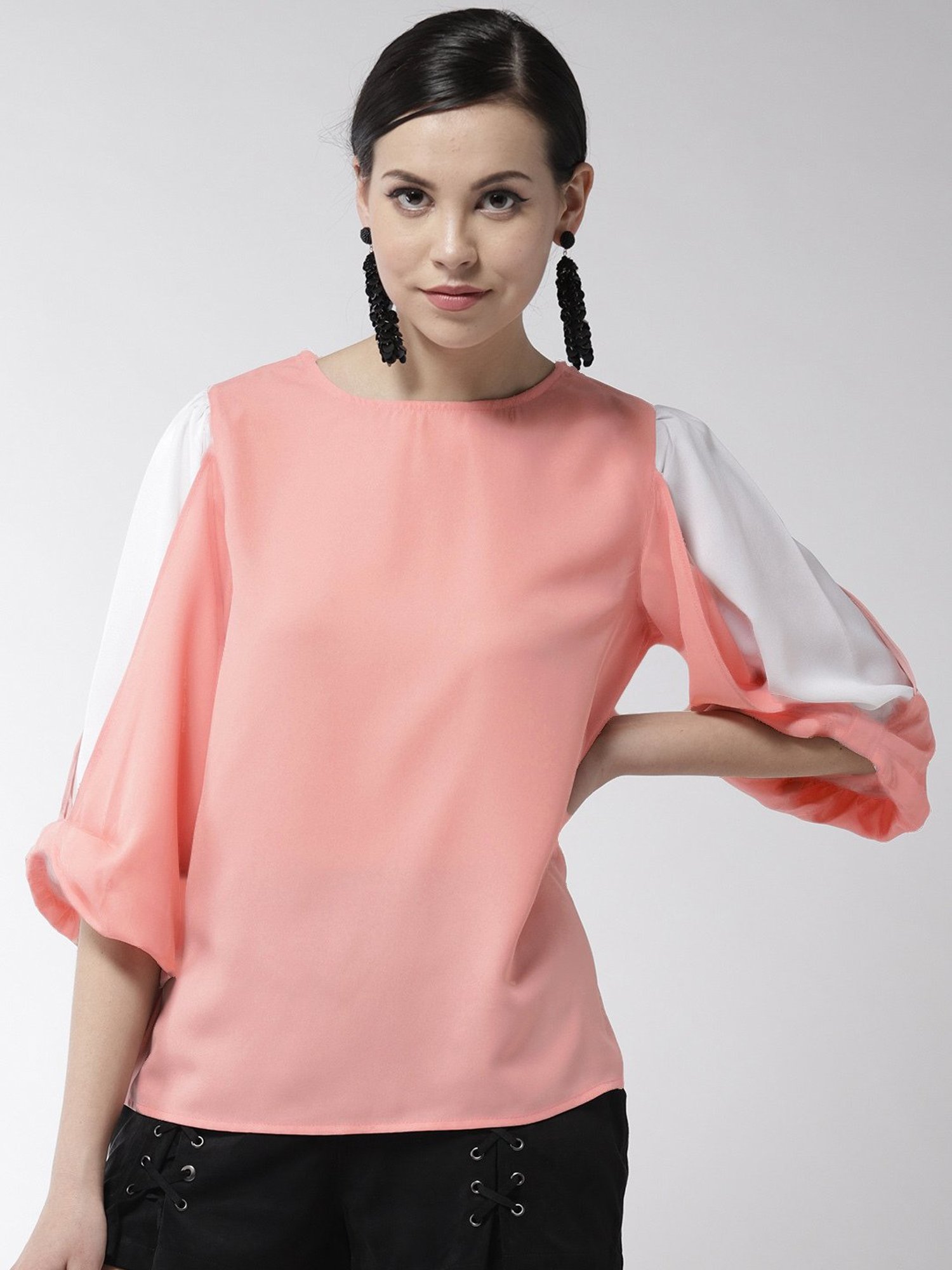 StyleStone Pink A-Line Top