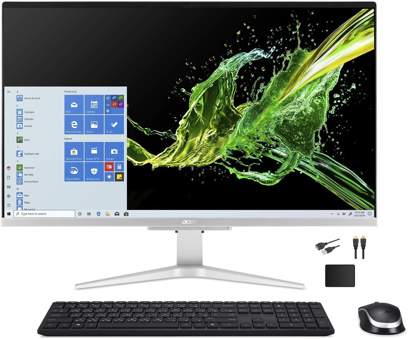 15" Industrial Panel PC,All in One Computer,Intel Celeron J1800,Windows 7/10,Linux,10 Points Capacitive Touch Screen,(Black),[1VGA/3USB2/1USB3/1LAN/3COM/FAN],(4G RAM/128G SSD)