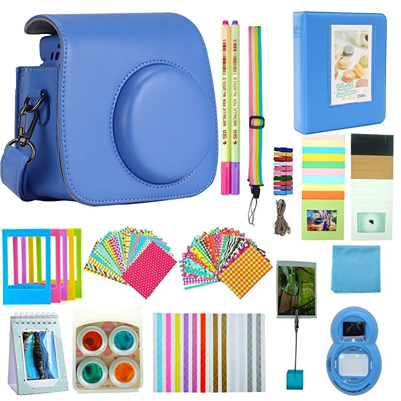 17 in 1 Mini 9 Accessories Compatible for Fujifilm Instax Mini 9 Instant Film Camera