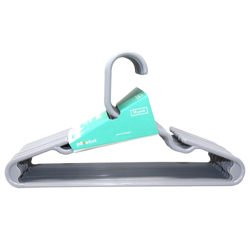 18pk Gray Kids' Hanger - Pillowfort™