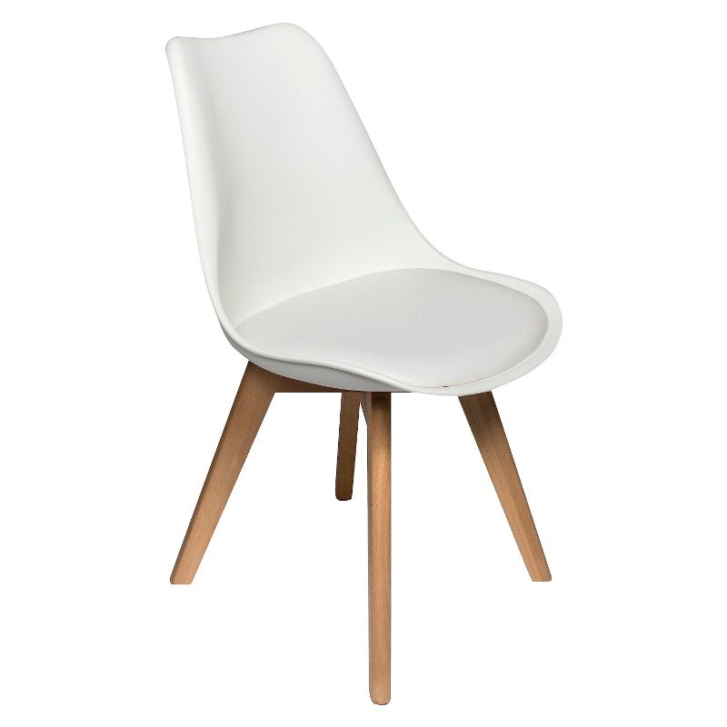 Set of 2 Celine Dining Chair - White - Aeon