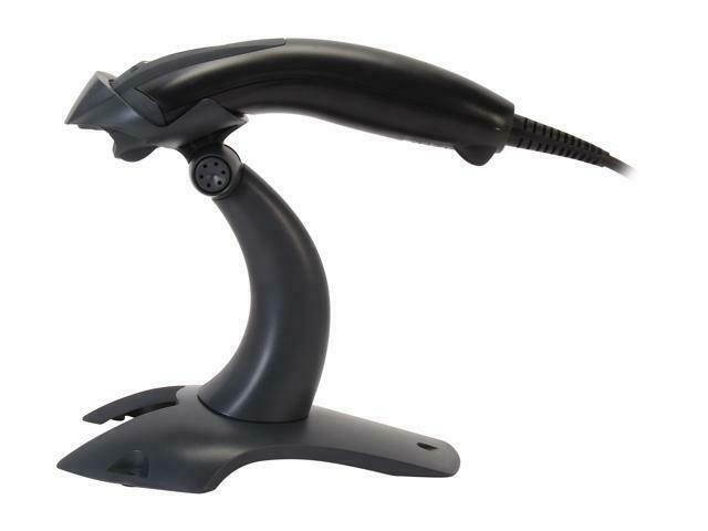 Honeywell Voyager 1200g Wired Laser 1D Barcode Scanner, RS232/USB/KBW/IBM, USB Kit with Stand, Black - 1200G-2USB-1