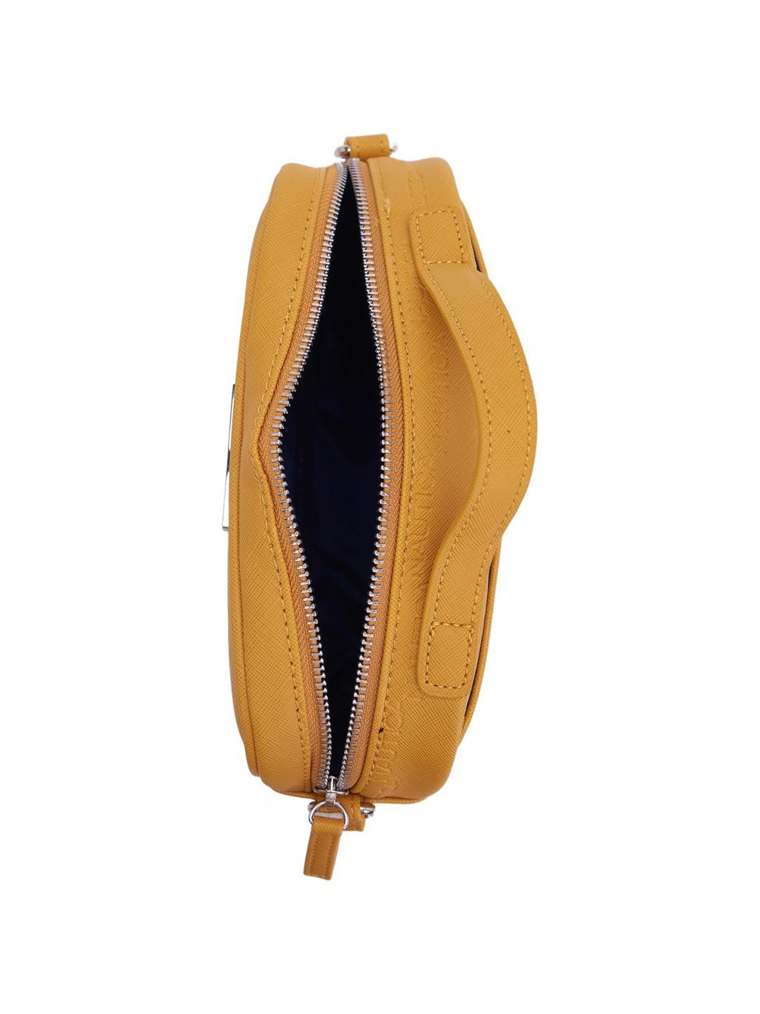 Nautica Yellow Solid Medium Sling Handbag