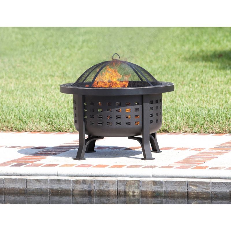 Alpina Round Slate Top Fire Pit - Fire Sense