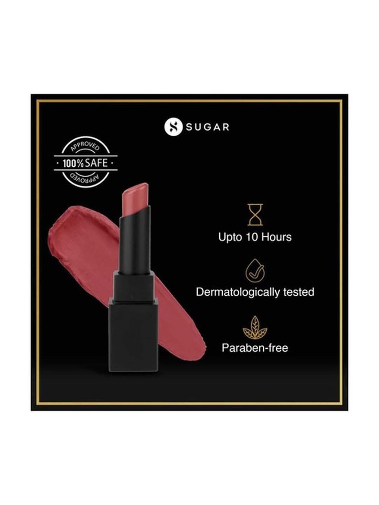 Sugar Cosmetics Nothing Else Matter Longwear Lipstick 22 Bare Hug - 3.5 gm