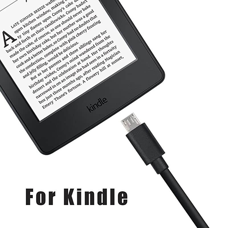 UL Listed Kindle Fire Tablet Fast Charger,2A Power Adapter Rapid Charger with Micro-USB Cable Compatible with Kindle Fire Tablet, Kids Edition,Phone