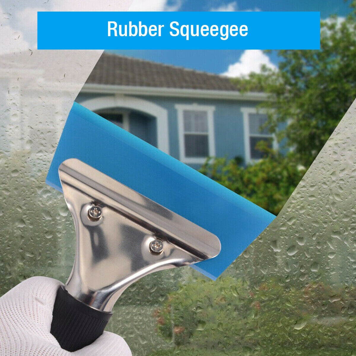 8PCS Car Window Tint Wrapping Vinyl Tools + Squeegee Scr+Applicator Pro Kits