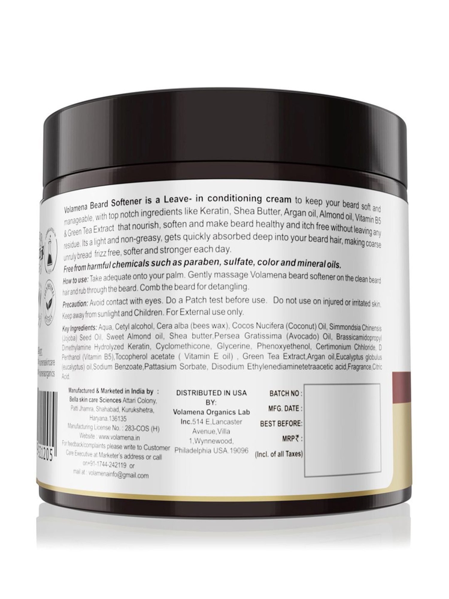 Ustraa Beard Softener Woody for Beard Care - 100 gm