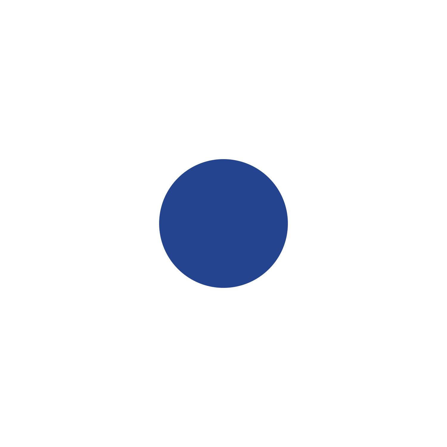 LiteMark 2 Inch Orange Dot Decals - Pack of 80