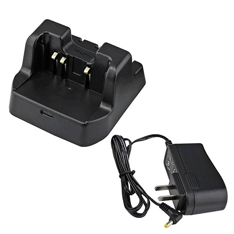 2 Way Radio Battery Charging Dock Desktop Rapid Charger for Yaesu VertexStandard