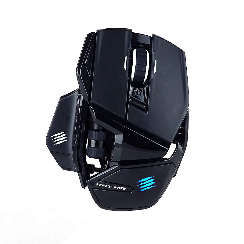 Mad Catz The Authentic R.A.T. AIR Wireless Power Gaming Mouse, Black ( MR04DHAMBL00 )