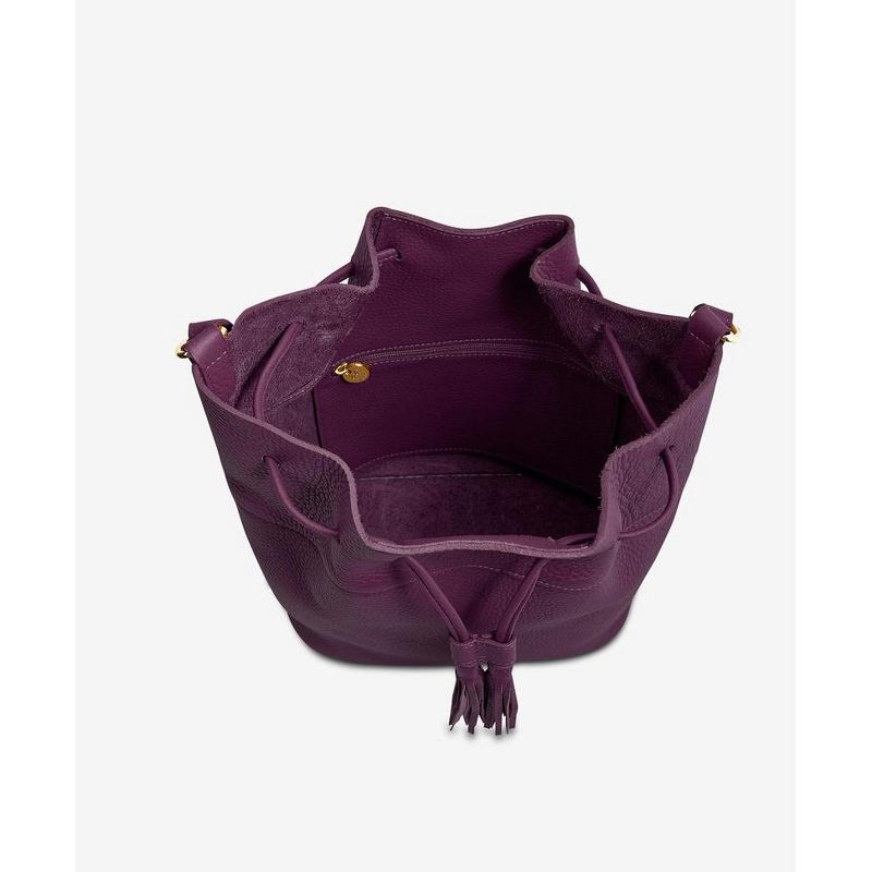 GiGi New York Purple Jenn Bucket Bag Bag