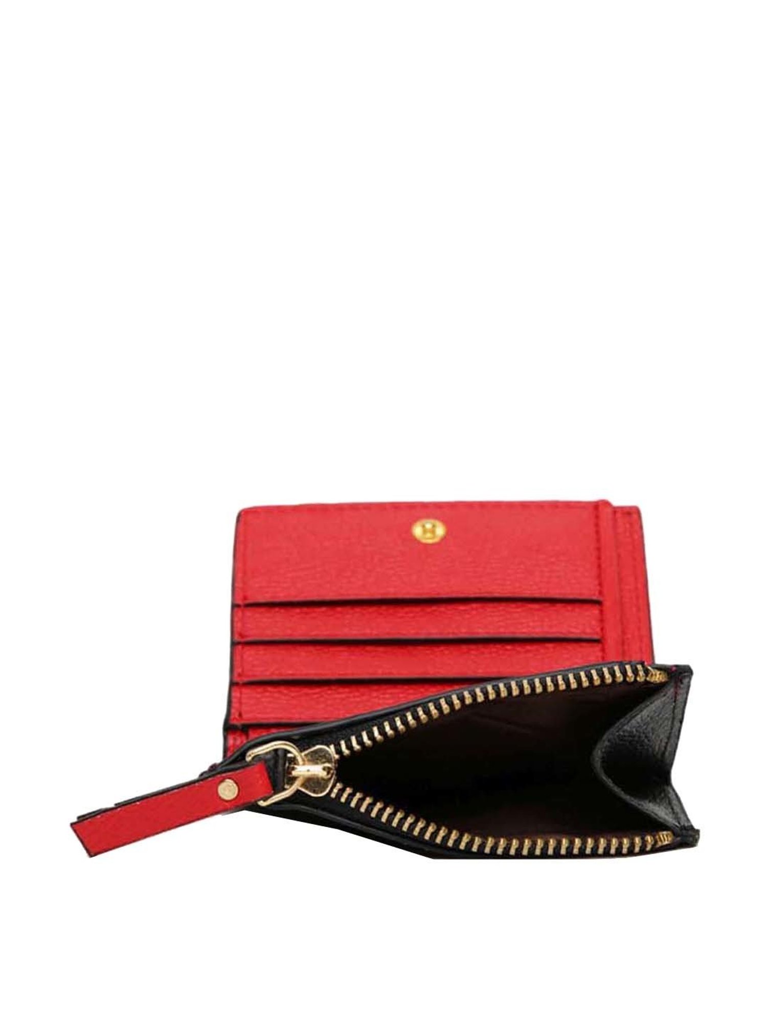 KLEIO Black Solid Bi-Fold Wallet for Women