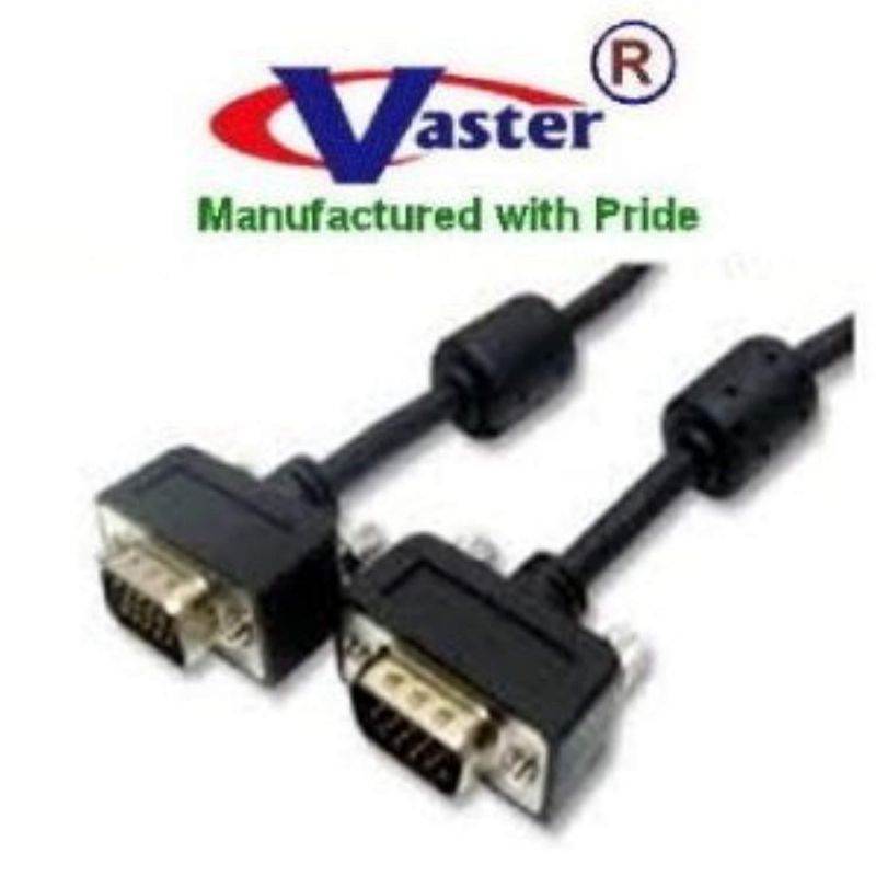 superecable - 3 ft high resolution micro s-vga slim wire & hood monitor video cable, with ferrite cord