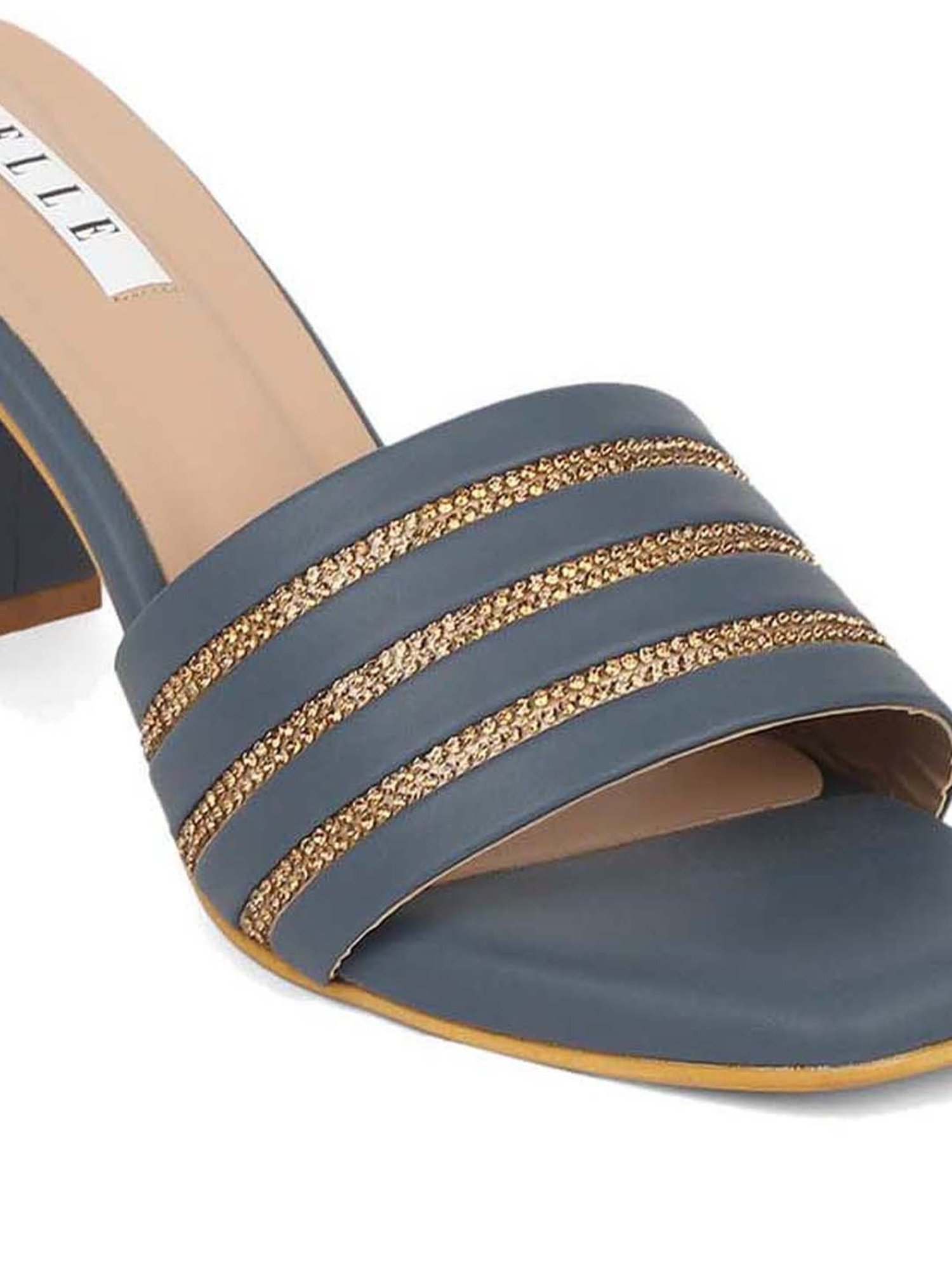 Elle Women's Navy Casual Sandals