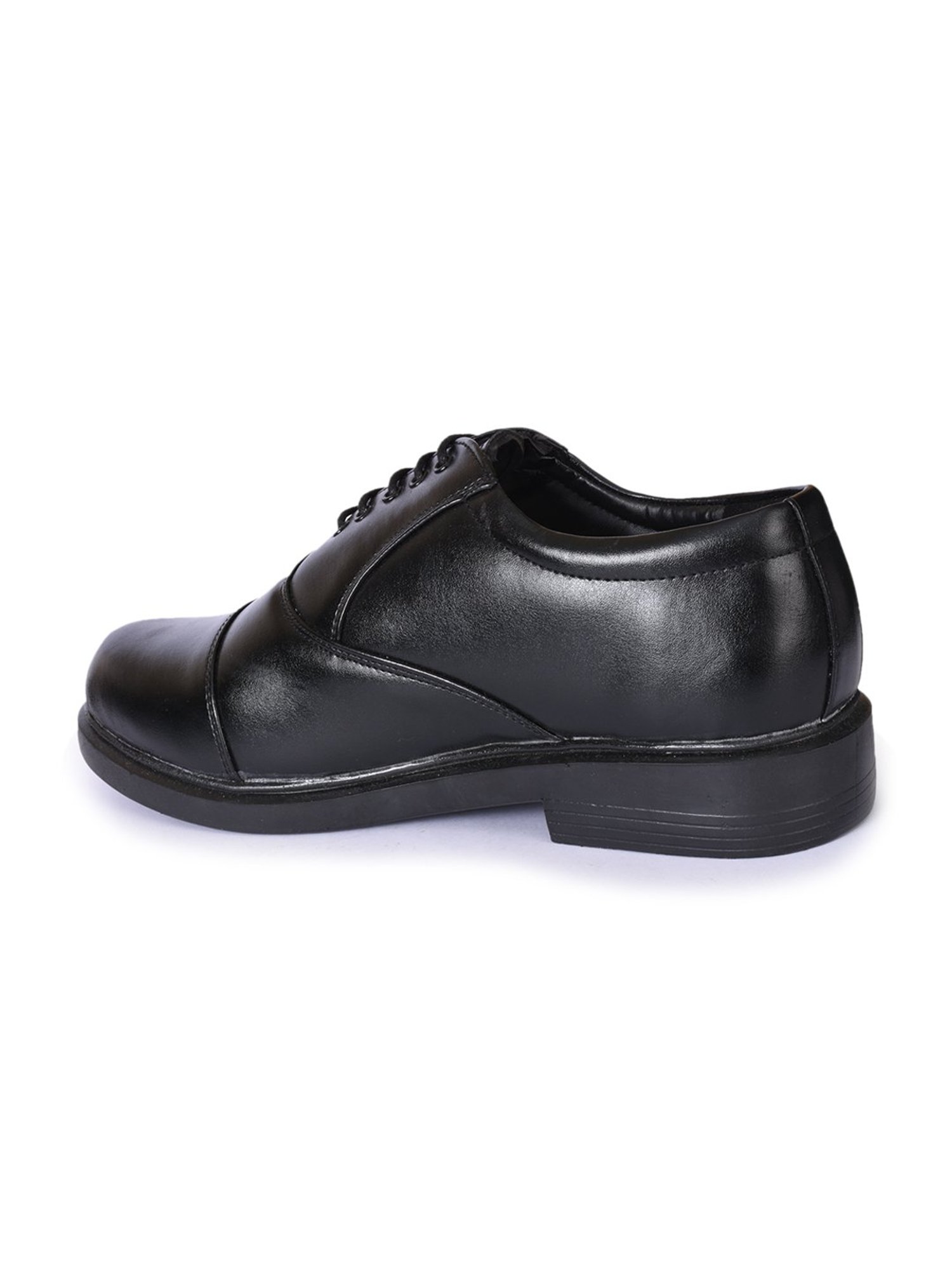 Action Men's Dotcom Black Oxford Shoes