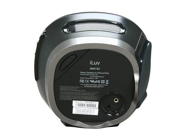 iLuv Stereo Speakers with iPhone/iPod dock iMM190