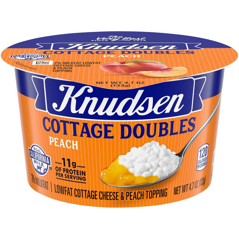 Knudsen Strawberry Cottage Cheese Doubles - 4.7oz