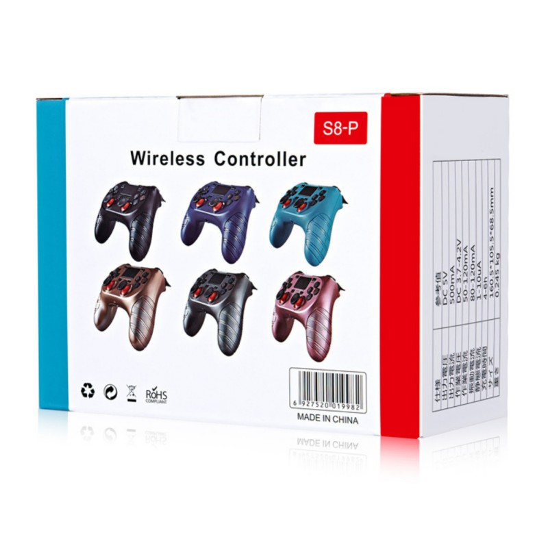 For PS4 Wireless Bluetooth Gamepad For PS4 Wireless Controller With Dual Motor Vibration 6-axis Gyroscope