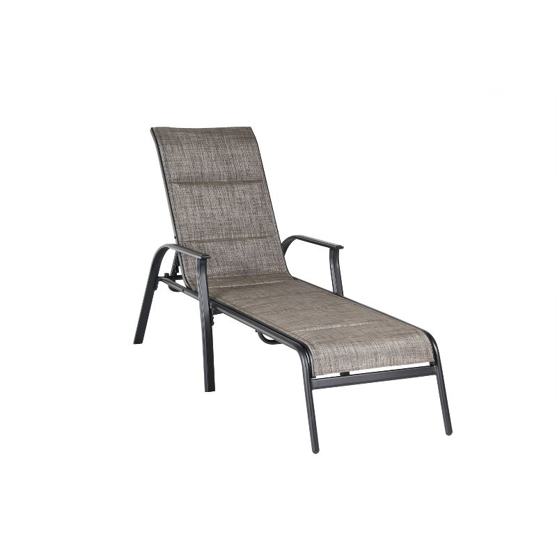 Harrington Chaise Single Black - Apollo Outdoor