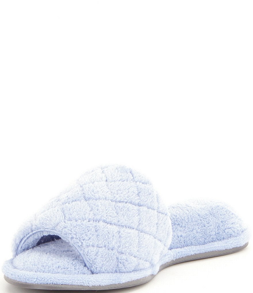 Cabernet Quilted Microfiber Terry Slippers