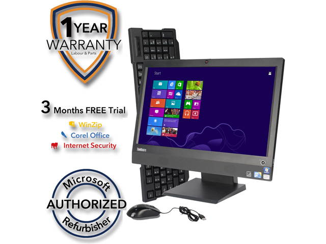 Lenovo All-in-One Computer M90Z Intel Core i5 650 (3.20 GHz) 4 GB DDR3 1 TB HDD 23" Windows 8.1 64-Bit