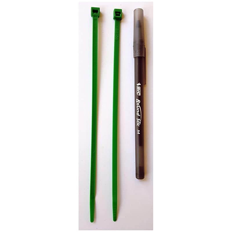 Ties Standard Duty 76 Inch Premium Nylon Wire Management ZipTies 50 LB Tensile Strength USA Strong Ties 100 Pack Green