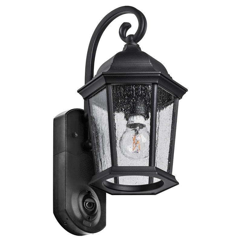 Coach Smart Security LED Outdoor Wall Light Black - Maximus