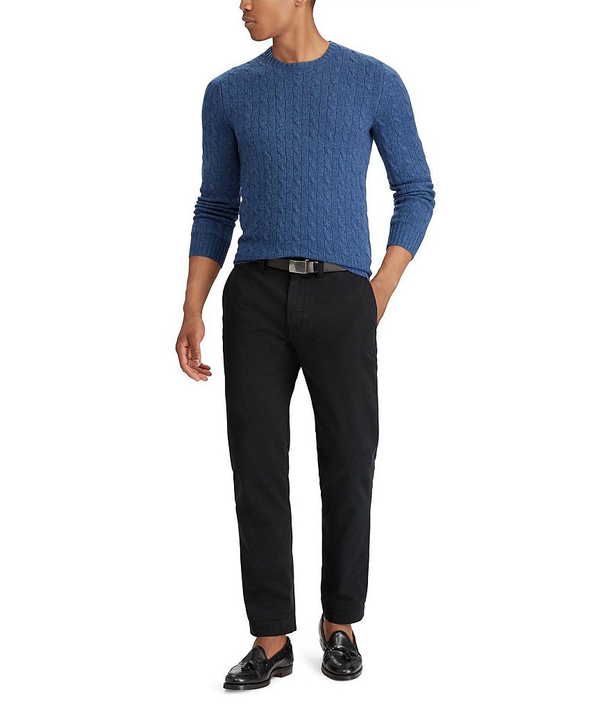 Polo Ralph Lauren Classic-Fit Flat-Front Bedford Chino Pants