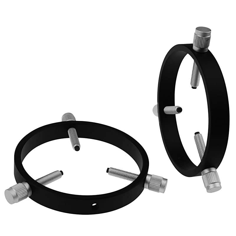 Adjustable Guiding Scope Rings 105 mm Inside Diameter Pair for Telescope Tube Diameter or Finders 50 to 103mm
