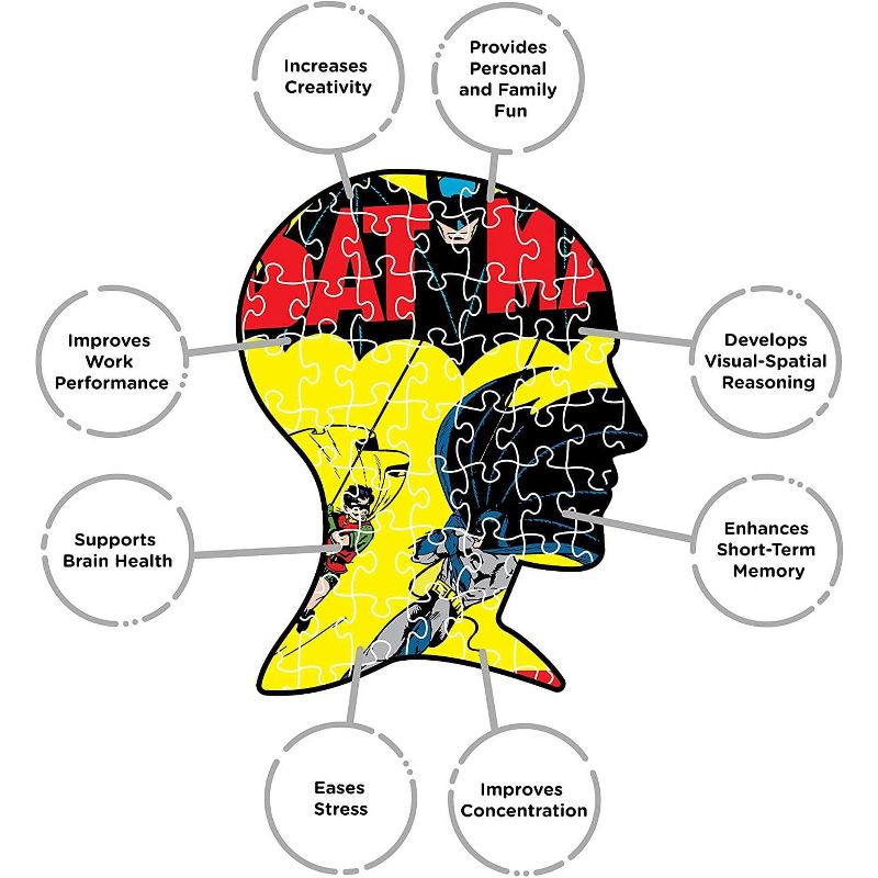 NMR Distribution DC Comics 500 Piece Jigsaw Puzzles | Set of 3