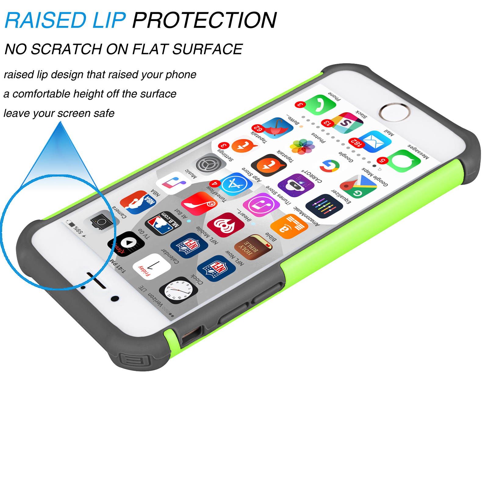 Tekcoo for iPhone 8 Case/iPhone 7 Cute Case, [Tmajor] Shock Absorbing Cases [Blue] Hybrid Bumper Sturdy Defender Rugged Cases Cover Plastic Outer & Rubber Silicone Inner