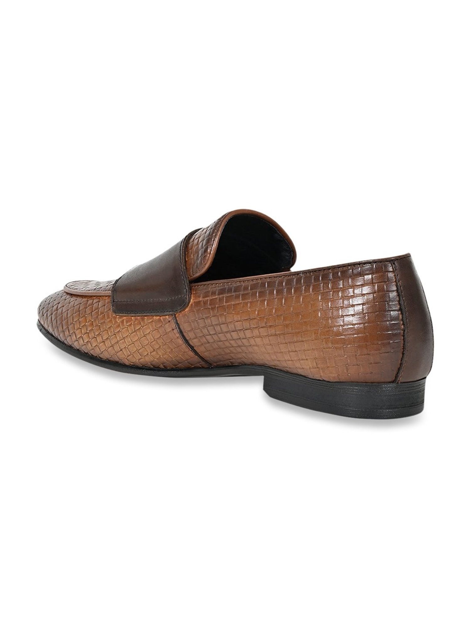 Cobblerz Men's Tan Monk Shoes