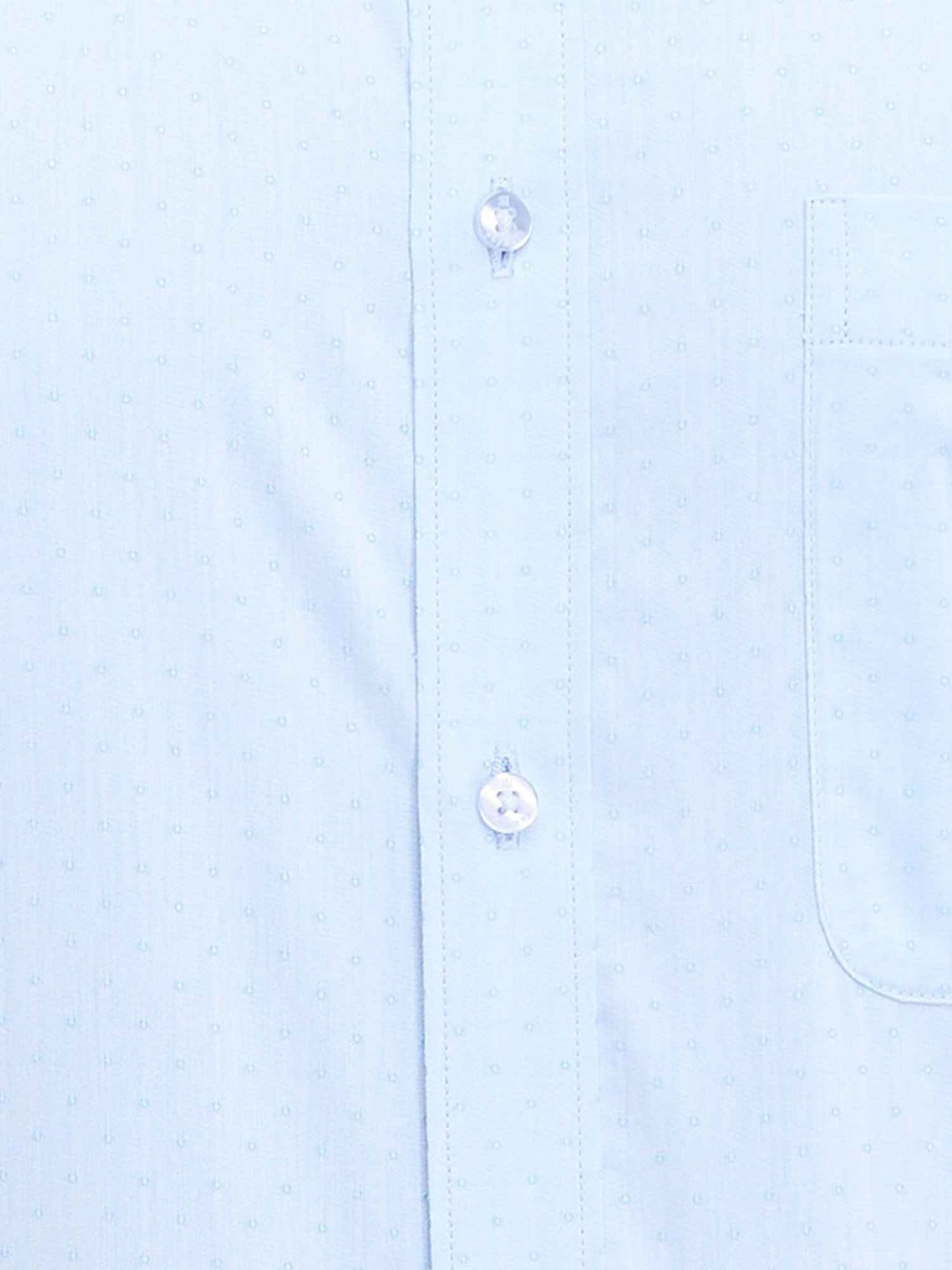 Raymond Blue Slim Fit Self Pattern Shirt