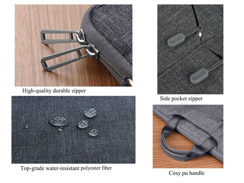 wiwu Laptop bag 17.3 inch Top-grade wate resistant Computer bag 17 Handbag Messenger Laptop sleeve Business briefcase with handle for Hp Dell Lenovo Notebooks