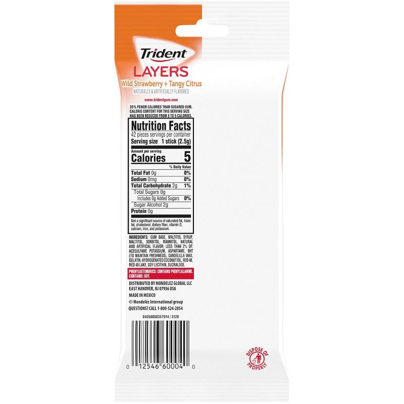 Wrigley's 5 Wintermint Ascent Sugarfree Gum Multipack - 45ct