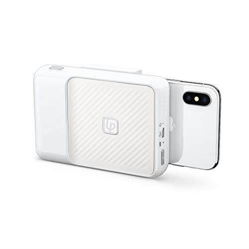 lifeprint 2x3 instant printer for iphone. turn your iphone into an instantprint camera for photos and video!  white