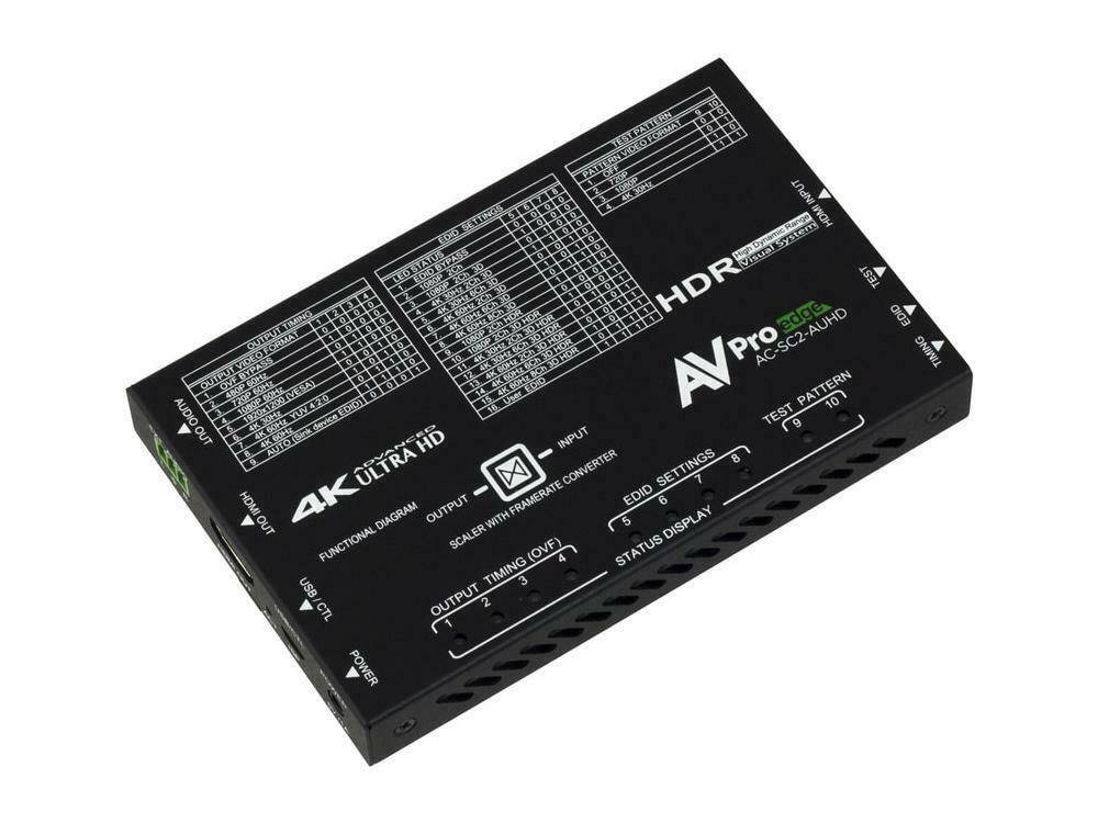 AVPro Edge AC-SC2-AUHD-GEN2 4K Up/Down HDMI Scaler w 480 to 4K/Adaptive scaling