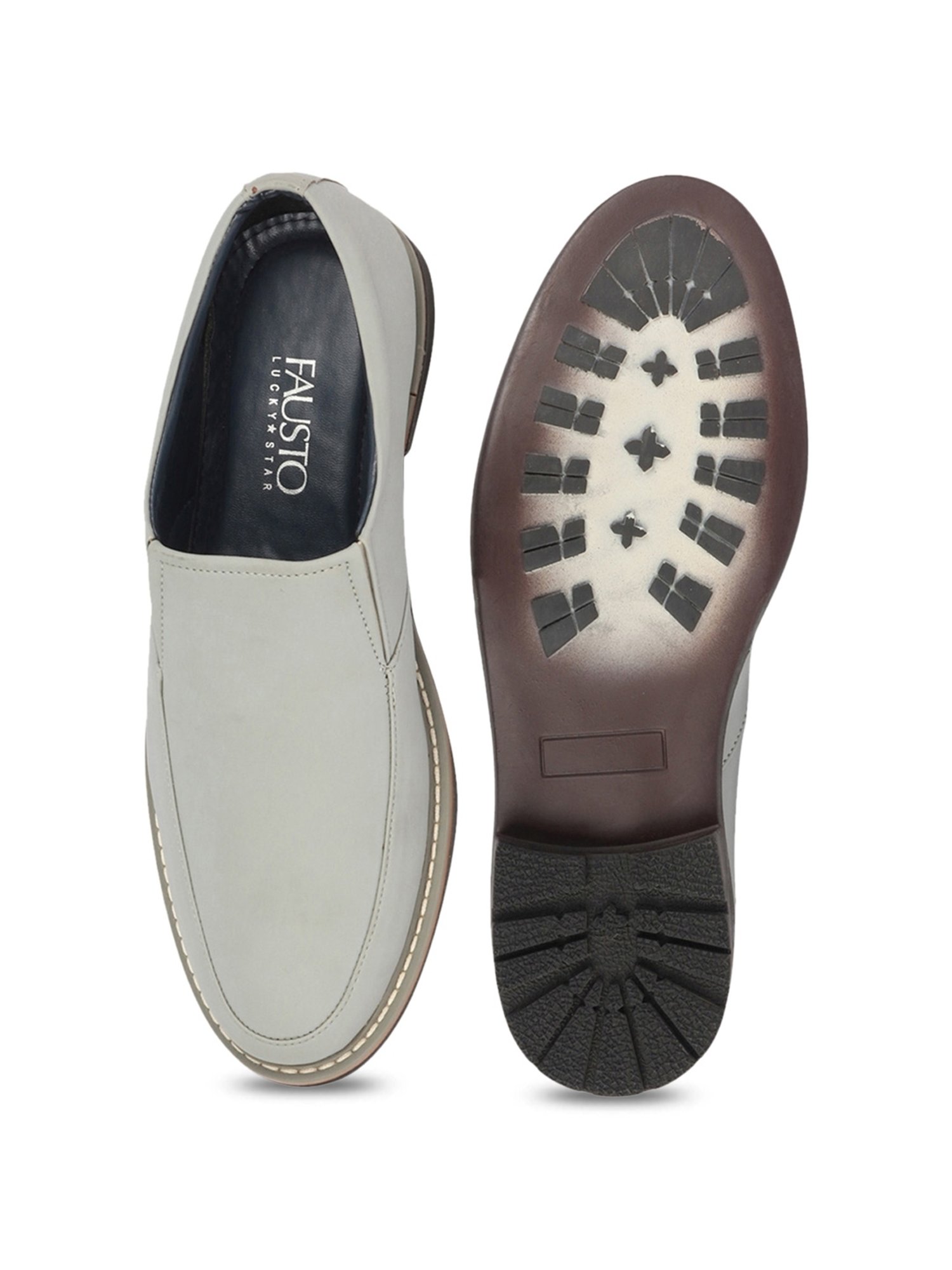 Fausto Men's Sky Blue Casual Loafers