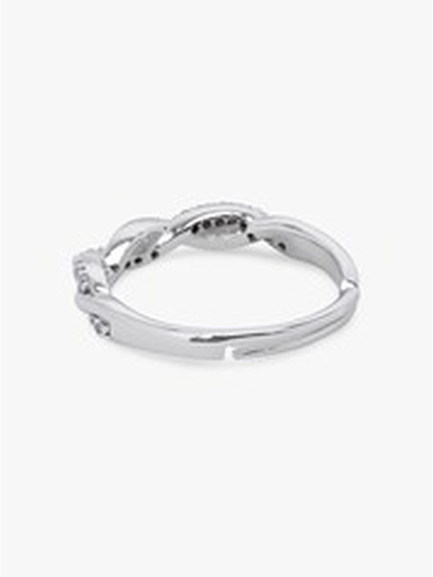 March by FableStreet 92.5 Sterling Silver Twisted Ring for Women