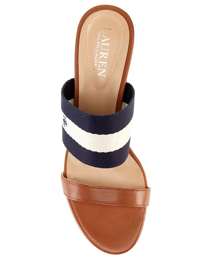 Lauren Ralph Lauren Whitfield Block Heel Dress Mules