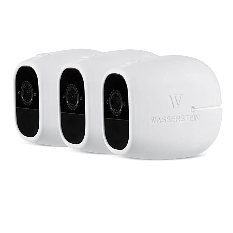 3 x Silicone Skins Compatible with Arlo Pro & Arlo Pro 2 Smart Security - 100% Wire-Free Cameras - by  (3 Pack, White)
