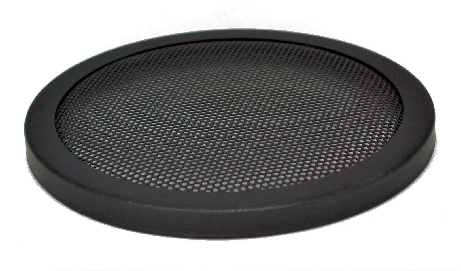 1 pair 6.5" inch car speaker woofer steel mesh grills with speed clips and screws protect your speakers