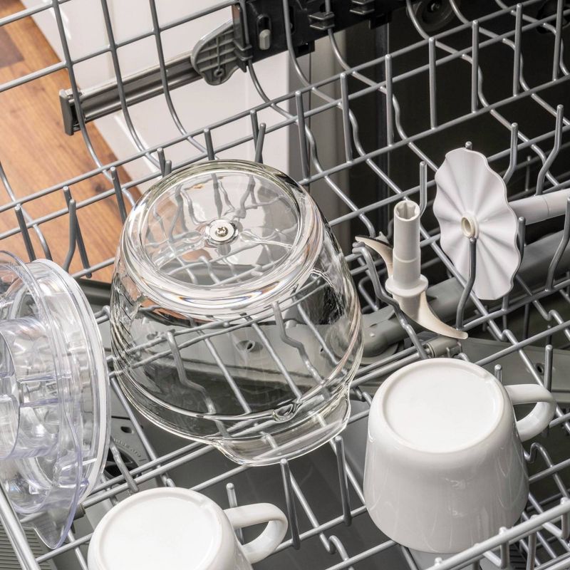 KitchenAid 2 Speed Pulsing Meal Prep Compact Mini Food Processor Chopper with 3.5 Cup Working Bowl, Contour Silver (Certified Refurbished)