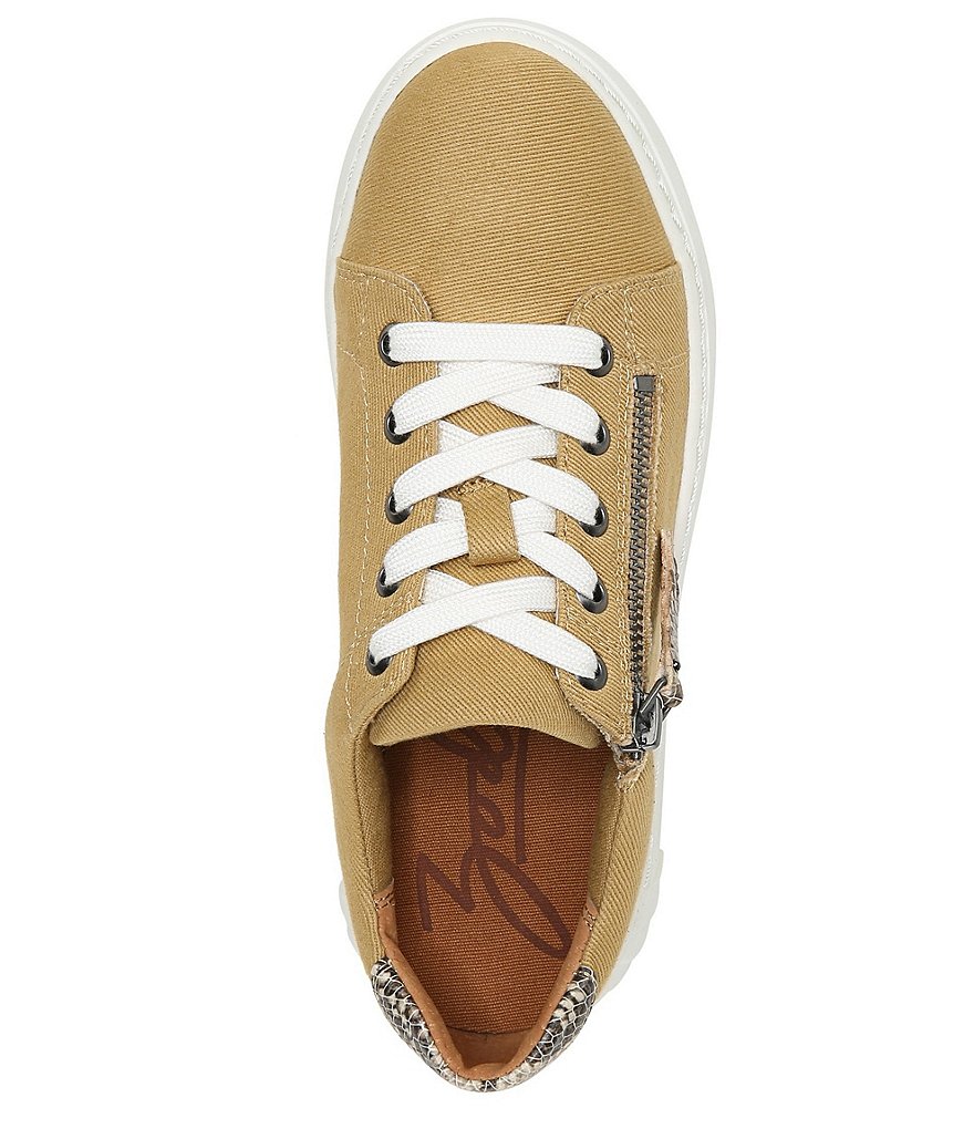 Zodiac Bardot Fabric Side Zip Platform Sneakers