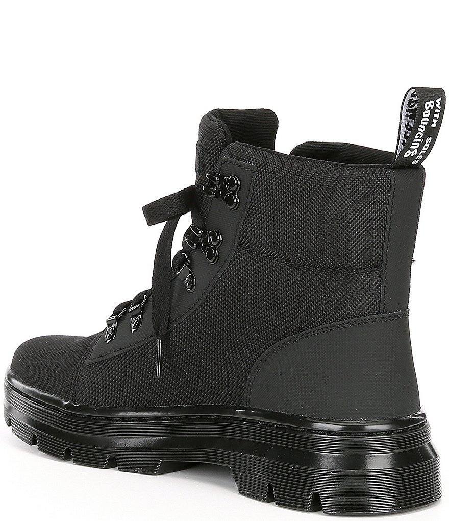 Dr. Martens Women's Combs Leather & Nylon Combat Boots