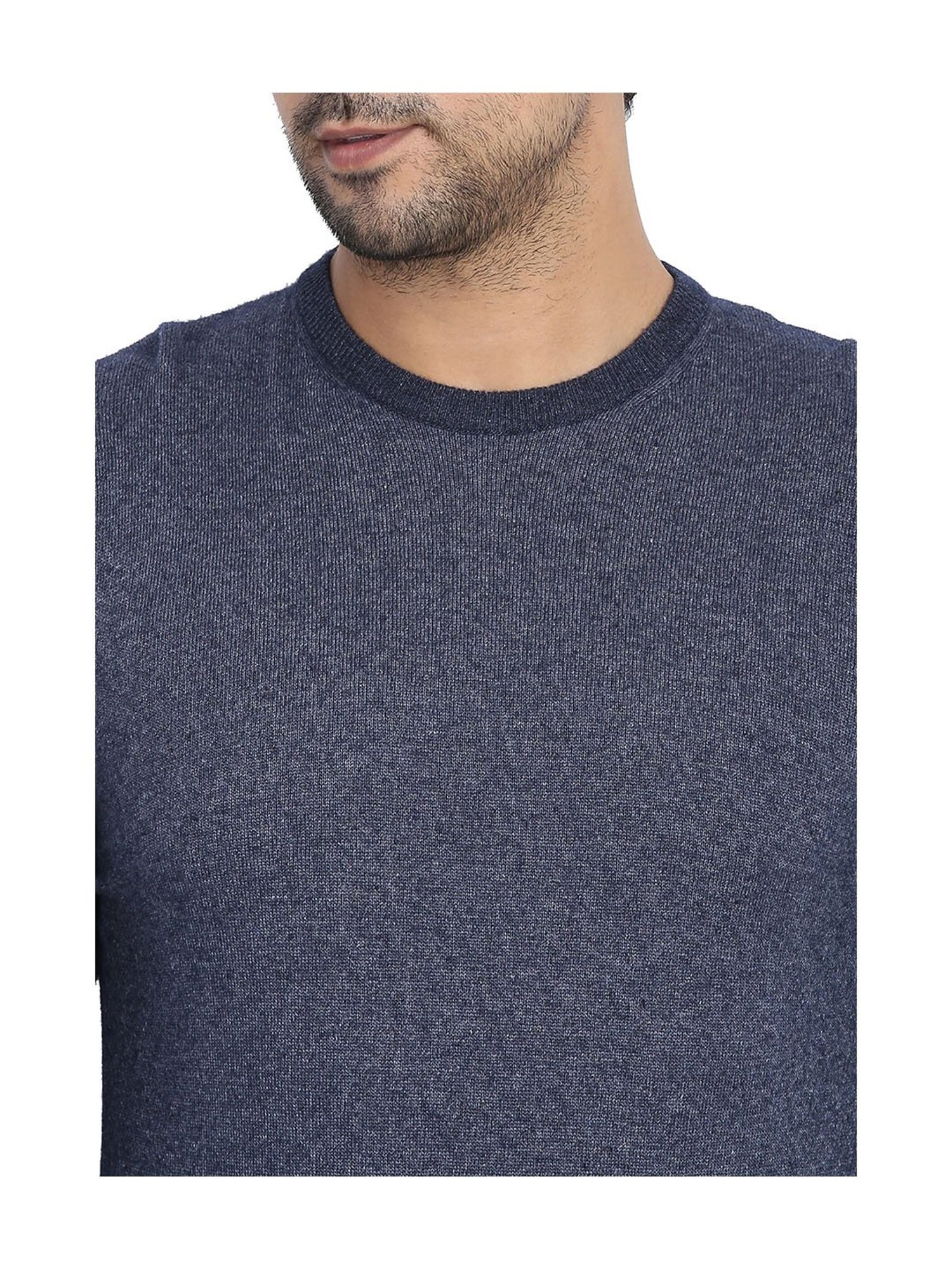 Lindbergh Blue Slim Fit Sweater