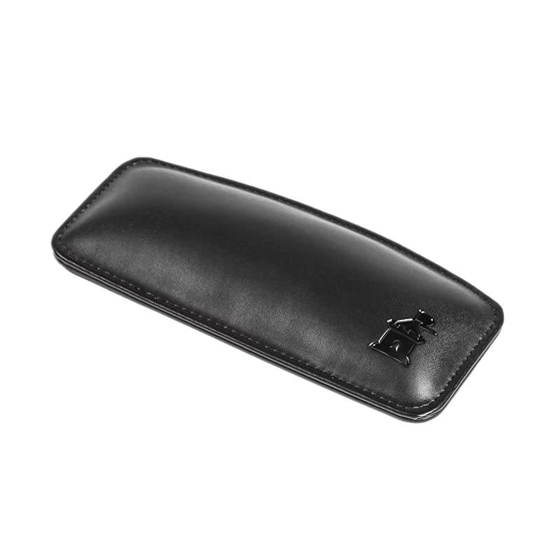 Motte by  Leather Wrist Rest Cushion for Mice Mouse Pads and Laptops Ergonomic Durable Wrist Pad with AntiSlip Rubber Base Nightfall