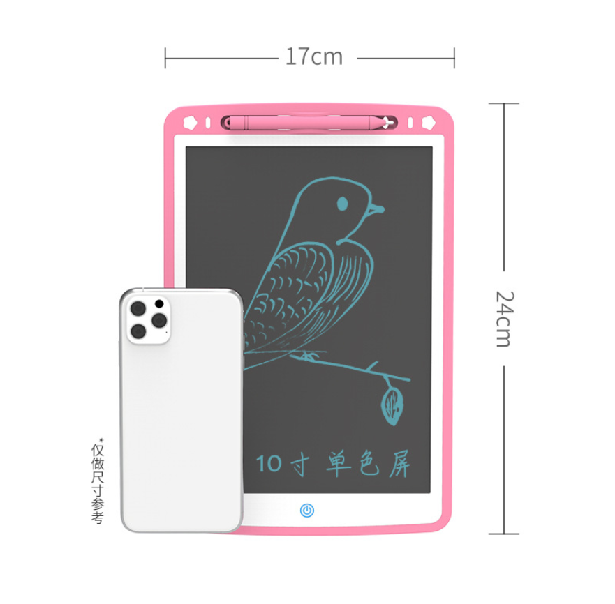 KINGZONE Children's Sketchpad LCD Electronic Writing Pad monochrome Screen